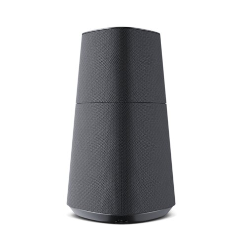 Loewe home.cinema set 553 – klang mr5 Lautsprecher in Frontansicht als Teil des 5.1.2 Dolby Atmos Systems