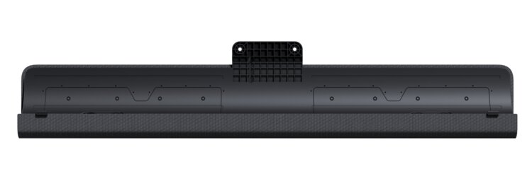 Loewe klangbar i – Gesamtansicht über die gesamte Länge der kompakten Soundbar