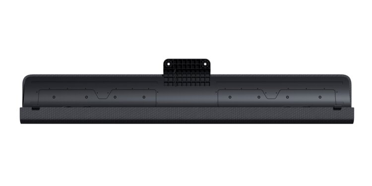 Loewe klangbar i – Gesamtansicht über die gesamte Breite der kompakten Soundbar