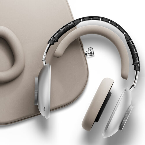 Loewe Leo Kopfhörer mit modularer Softcase-Hülle in Beige