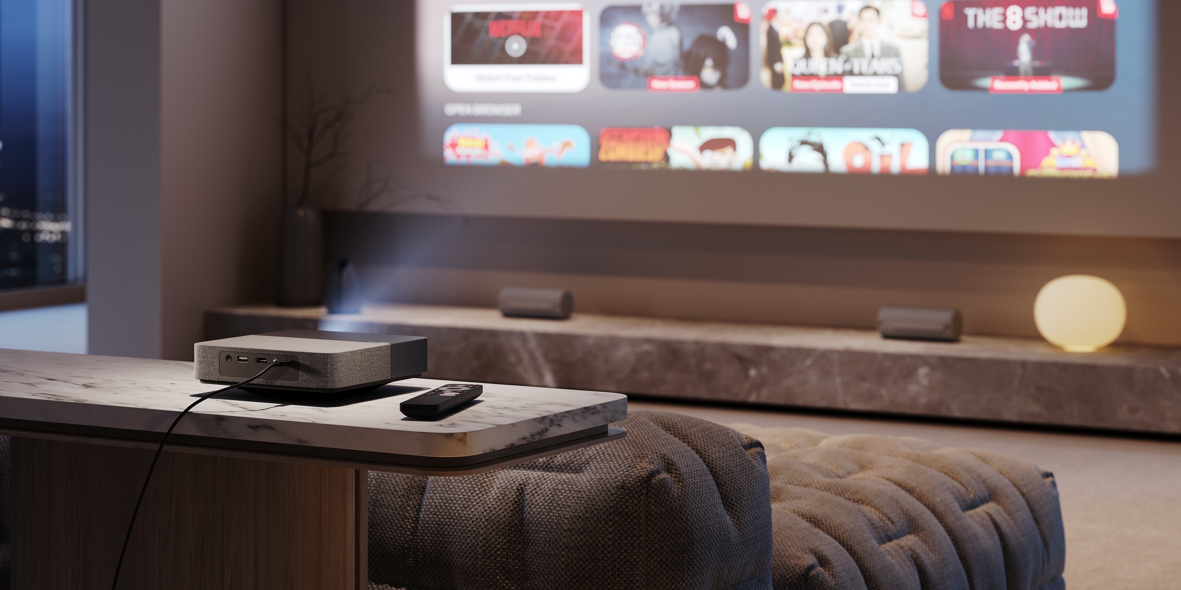 Loewe We. BEAM y We. BOOST: tándem de lujo para cine en casa