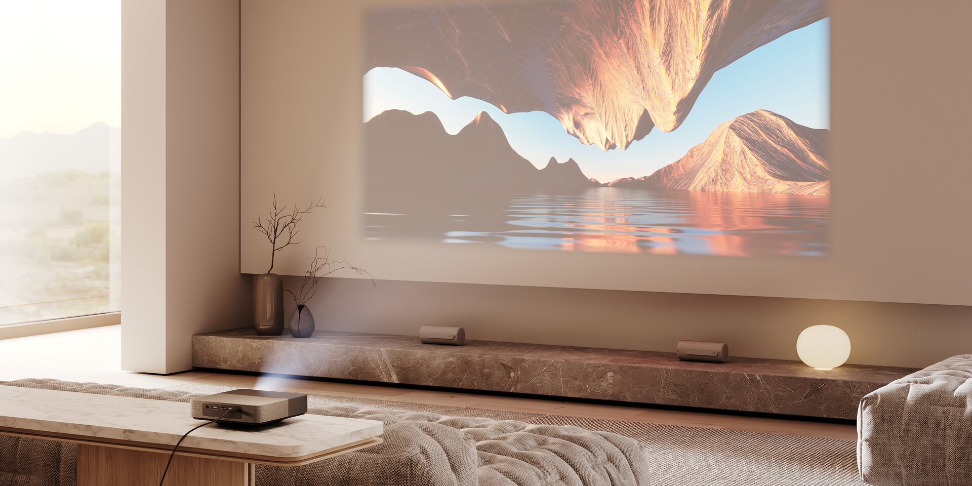 Loewe We. BEAM y We. BOOST: tándem de lujo para cine en casa