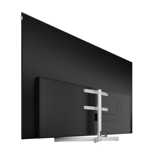 Loewe stellar 83 dr+ black OLED TV Rückansicht – Premium Fernseher mit hochwertiger Verarbeitung und 360° Design