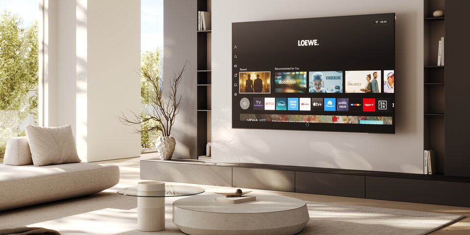 Loewe Stellar unendliche Smart-Entertainment Möglichkeiten.