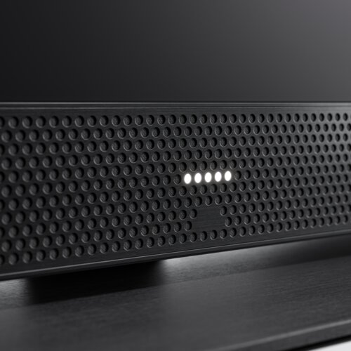 We. by Loewe We. SEE 32 TV LCD détail barre de son – téléviseur Smart TV 4K UHD compact avec son cinéma intégré et restitution claire de la voix