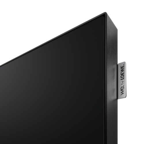 We. by Loewe We. SEE 43 LCD TV detail view page with We. by Loewe logo – 4K UHD Smart TV with dual channel and modern design