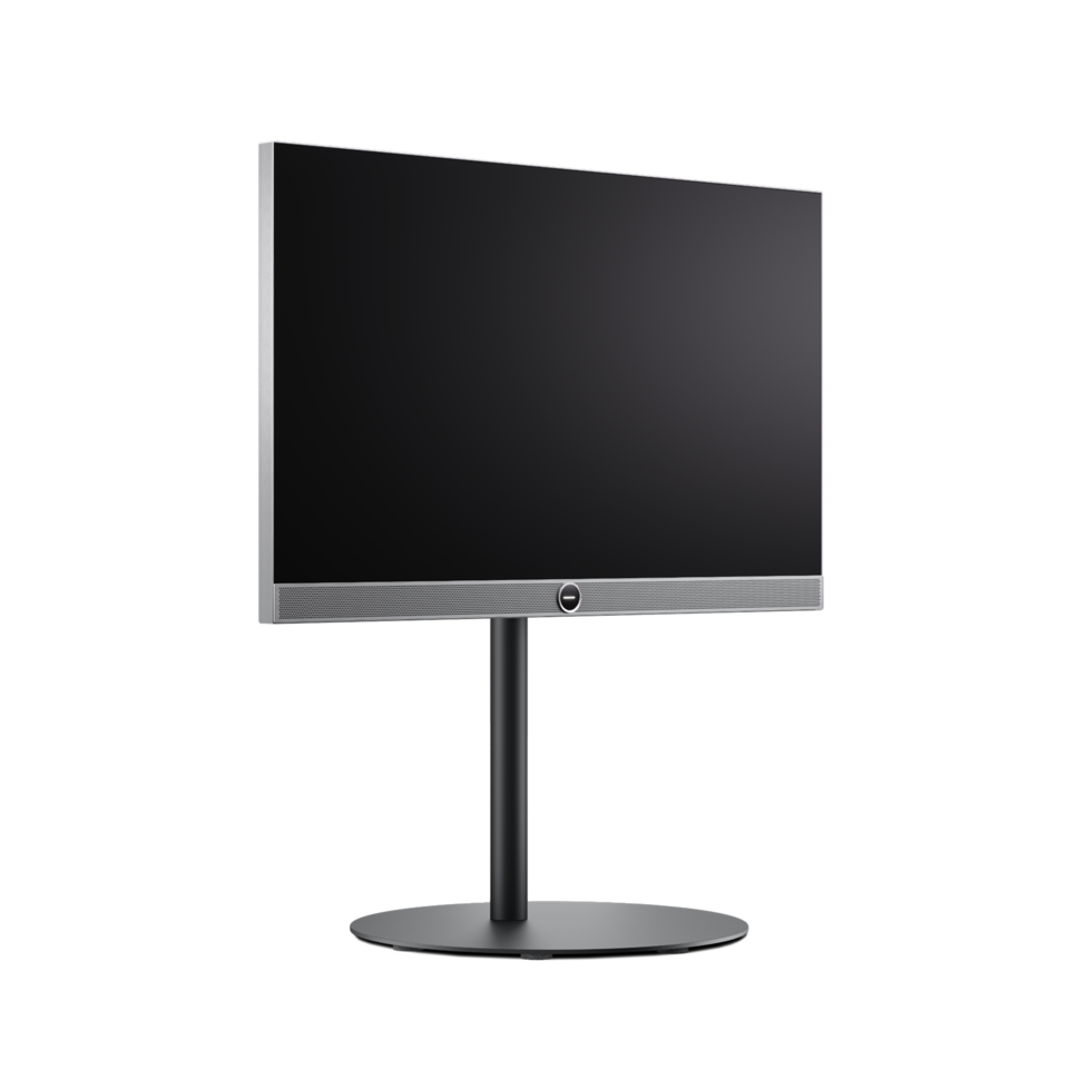 Loewe vega 43 Smart-TV mit Standfuß – kompakter Premium Fernseher mit 4K UHD, Dolby Vision IQ, AirPlay und integrierter Soundbar